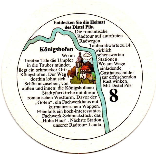 tauberbischofsheim tbb-bw distel entdecken II 8b (rund215-8 knigshofen)
